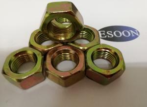 China Hex Nut,DIN934,Carbon Steel Material,Grade 4,Yellow Zinc Surface,SIZE M14*1.5 factory