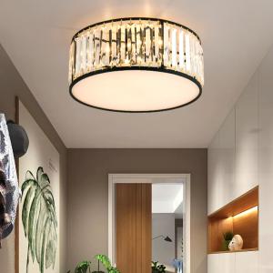 China Modern Led Ceiling Lights Crystal Living room decor Creative Black chandelier lamp(WH-CA-98) factory