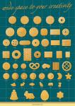 800mm 1200mm a series of biscuit shape make from multifunctional cookie machine
