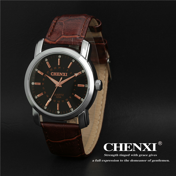 Watches Wholesale Price Guangzhou Kinpac Watches Man Stainless Steel Leather Band Watches
