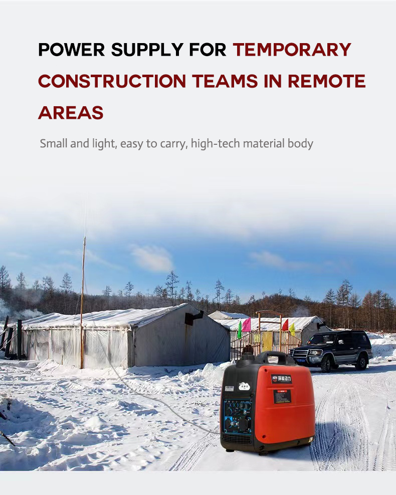 Model H7250iS-A 2-4KW inverter silent portable gasoline generator
