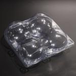 Clear PET Square Disposable Food Containers for Takeaway
