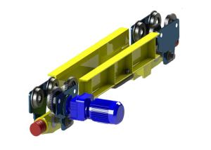 China Durable European Style End Carriage to Underhung Cranes 20 m/min Traveling Speed factory