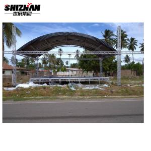 China Sound And Light Arch Roof Truss Aluminum Truss Roof System for Event Staging factory