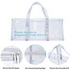 PVC Travel Makeup Toiletry Storage Bag, Large Capacity Tote Bag, Cosmetic