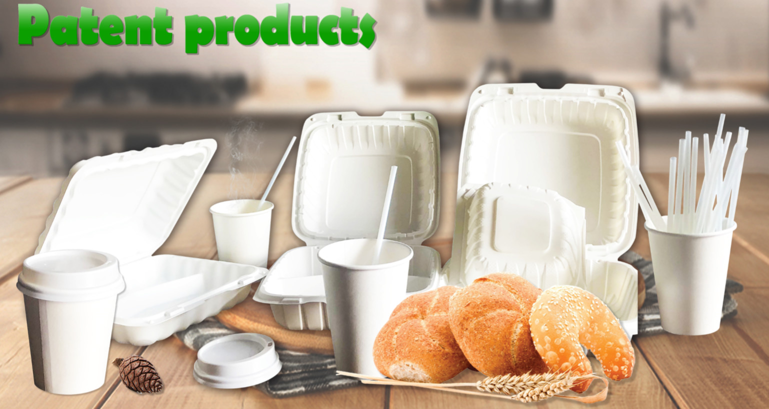 350 capacity Takeaway boxes Disposable biodegradable rigid foam food containers
