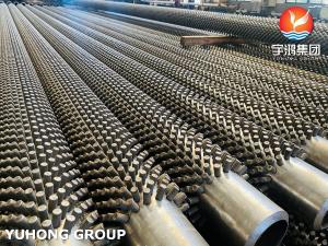 China ASTM A213 T9 Alloy Steel Seamless Tube with SS409 Studs, Studded Tube(Pin Tube) ,Fired heater, Furnace Application factory
