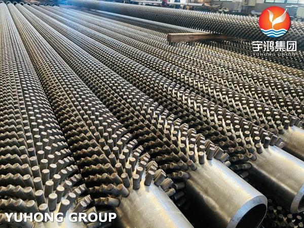 ASTM A213 T9 Alloy Steel Seamless Tube with SS409 Studs, Studded Tube(Pin Tube)