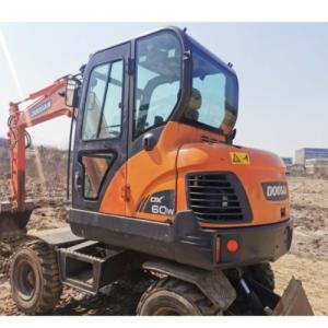 China Used Doosan DH60-7 Excavator Crawler DH60 60W With 0.21m3 Bucket Capacity factory