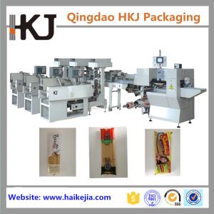 China Long Pasta Automatic Weighing And Bagging Machine With 3 Lines High Speed factory