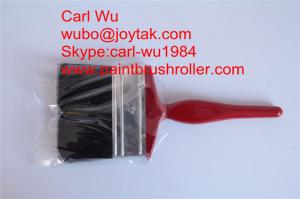 China Natural pure bristle Chinese bristle synthetic mix paint brush wood handle plastic handle 4 inch PB-004 factory
