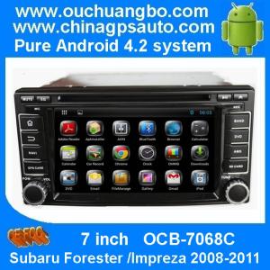 China Ouchuangbo 7 Inch Car Radio DVD for Subaru Forester /Impreza 2008-2011 Android 4.2 3G Wifi factory
