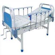 China ABS Manual Medical Bed , ISO 2 crank hospital bed factory