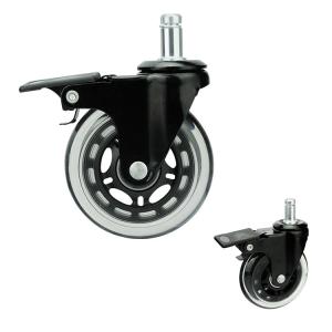 China 3&quot; Furniture Chair Casters , 50kg Loading Office Chair Caster Wheel factory