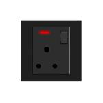 Villa Hotel Uk Standard Power Socket Round Hole Style 86mm Size