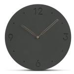 Black 5mm Mdf Wall Clock Living Room Decoration Silent Wall Clock