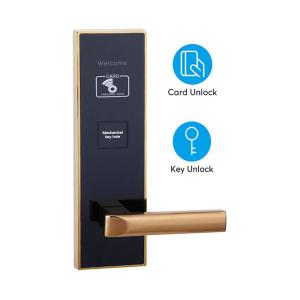 China FCC Alkaline MF1 T557 Hotel Electronic Locks 298×70mm Electronic Handle Lock factory
