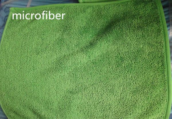 30*40 Cm 450gsm Microfiber Dust Mop Green Twisted Super Water Absorption Floor