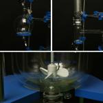 Explosion Proof Jacketed Glass Reactor 50L Double Glass Stirred Tank