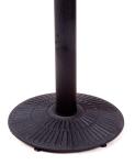 Professional Bistro Table Base Industrial Cast Iron Table Legs With Black Powder