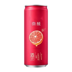 China 250ml-500ml Grapefruit Flavor Canned Alcoholic Drinks Processing OEM Private Label Drink factory