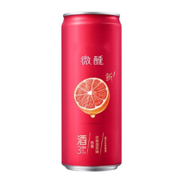 250ml-500ml Grapefruit Flavor Canned Alcoholic Drinks Processing OEM Private