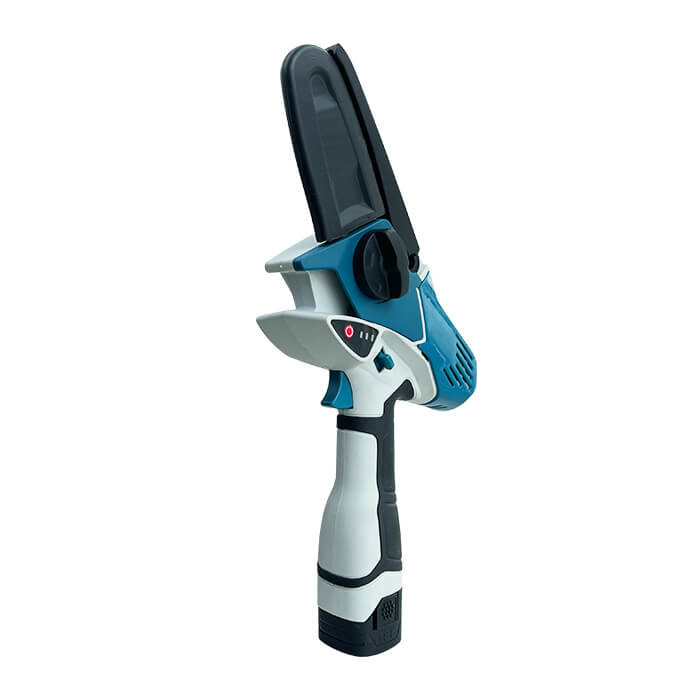 China Lithium Battery Brushless Handheld Mini Chainsaw 4 Inch Rechargeable Chainsaw factory