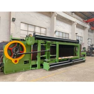 Customized 2000mm Width 15kw Hexagonal Mesh Machine Galvanized Double Twist