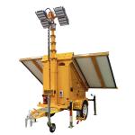 Gel Battery 6*200Ah Mobile Solar Light Tower OEM ODM Available