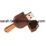 Lovely Ice Cream Shape USB Flash Drive OEM Price, Real Capacity Cute USB