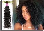 5A Virgin Brazilian Hair Deep Culy Hair , 100% Human Hair Extensions