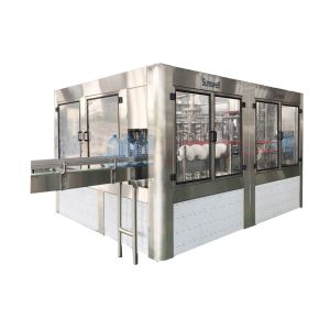 Full Auto 3-15L Jar Water Filling Machines With Washing And Capping Function