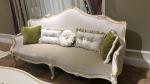 Elegant European Style Living Room Furniture Wooden Design Velvet HIgh End