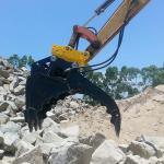 Customizable Durable Mini Excavator Hydraulic Thumb Attachment Q345B NM400