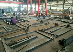 China 3T Portable Industrial Floor Scale Checker Plate Platform With Beam Balance factory