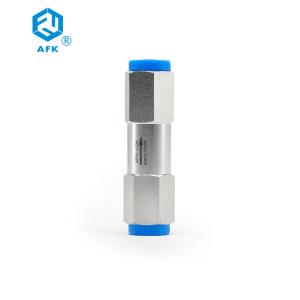 China Industrial Stainless Steel Dual Check Valve 1/8in 1/4in 3/8in 1/2in Adjustable factory