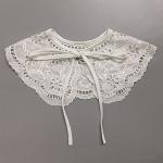 Doll Collar Hollow Rose Flower Shawl Embroidered Fashion All-match Skirt