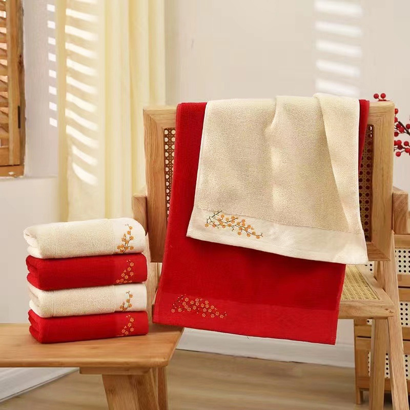 Sustainable Household Bath Wipe Foot Towel for Custom Cotton Embroidery Towel Production