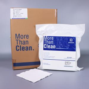 China Two Layer Cleanroom Polyester Wipes Class 100 9 Inch LCD TV 140g factory