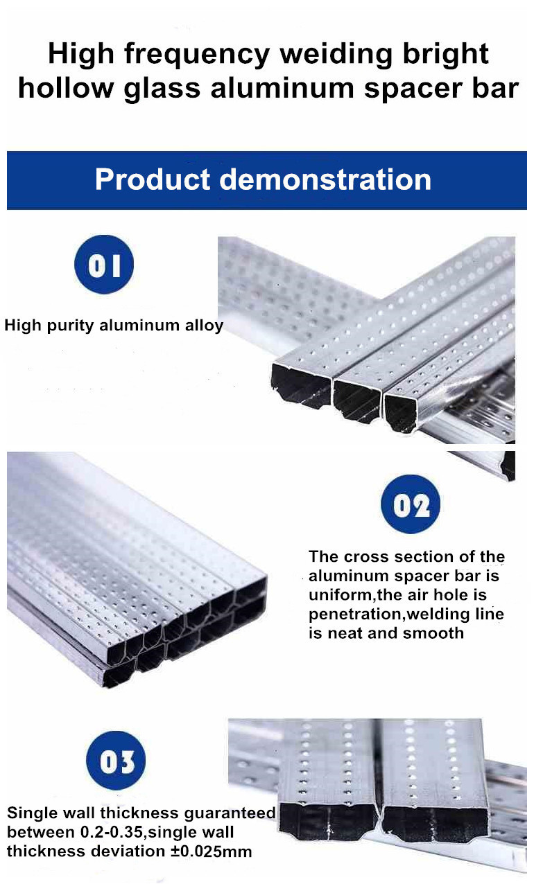 High Purity Aluminum Double Glazed Window Spacer Bar No Deformation