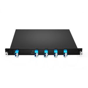China Passive CWDM Double Fiber Mux &amp; Demux Module 4 CH (1470-1530nm) LC/UPC LGX BOX factory