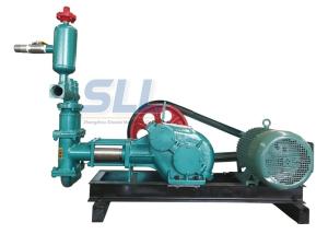 China 20 Bar Single Cylinder Piston Cement Grouting Pump For Building Construction factory