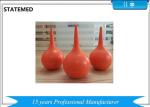 Orange Laboratory Health Care Supplies / 30ml 60ml 90ml Rubber Bulb Syringe