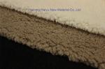 Double side 100% Polyester 240gsm Sherpa Fleece Fabric For Garment Or Blanket