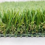 Fake Landscaping Artificial Grass Synthetic Ornamental 40mm PP 3 / 8 ''