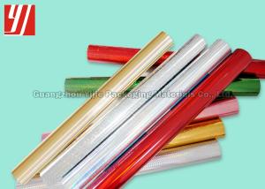 China 0.64m*120m Holographic Hot Stamping Foil For Book Wraps Clear Labels Media Covers factory