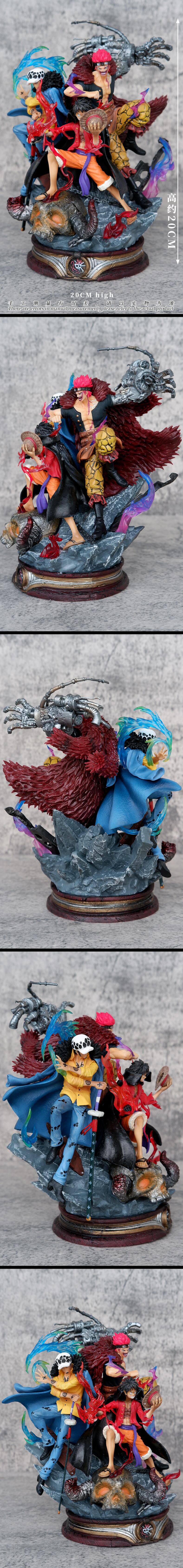 Gender Unisex ANIME HEROES Captain Ghost Island Game Figurines Toys Series Movable Interactive Action Figures