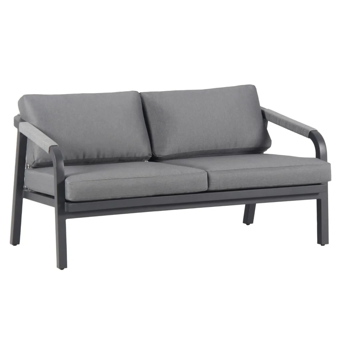 Waterproof Polyster Fabric Outdoor Furniture Garden Rope Weave Sofa Patio Lounge Set