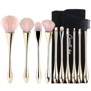 China Special Color Cruelty Free Makeup Brushes Silky Soft Smooth Hair For Amateurs factory