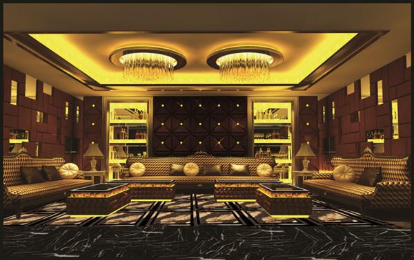 Gold Classical American Style Wooden Luxury Sofa Hotel Fabric KTV Sectional Sofa